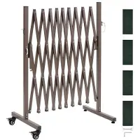 Vevor Barrière de Sécurité Extensible 3,07 m Barrière Accordéon Mobile Clôture Pliable pour Terrasse