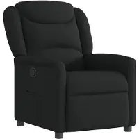 vidaXL Fauteuil relax noir tissu