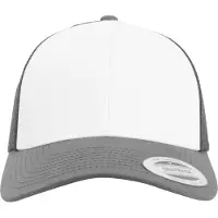 Flexfit Casquette 'Retro Trucker' gris foncé / blanc