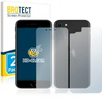 BROTECT Protection Clair (Apple iPhone SE (2ème génération)), Téléphone portable : film de protection, Transparent