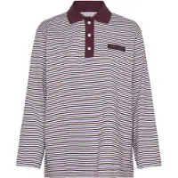 Copenhagen Studios T-shirt bleu clair / lie de vin / blanc