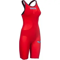 Arena Powerskin Carbon Air 2 Open Back Competition Swimsuit Rouge FR 38 Femme