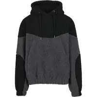 Urban Classics Pull-over 'Weavy' gris foncé / noir