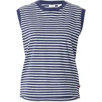 Levi's Haut 'Boxy Tank Top' bleu marine / blanc
