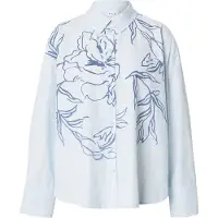 Vila Chemisier 'VIFLORINA' bleu clair / blanc