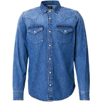 Lee 112376547 Regular Fit Long Sleeve Shirt Bleu XL Homme