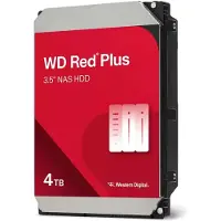 Western Digital Disque dur 3,5" Red Plus NAS 4 To SATA III