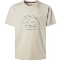 Pepe Jeans Gon Short Sleeve T-shirt Beige L Homme