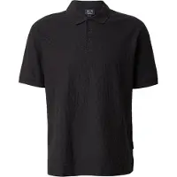 Armani Exchange pour homme. XM002346AF10337UC001 Polo Design noir (XXL), Casuel, Coton, Manche courte
