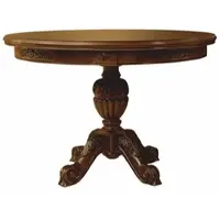 Casa Padrino Luxe Table de salle à manger baroque brun foncé 120-160 cm - Meubles de salle à manger baroques