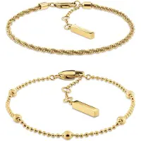 Calvin Klein Layered Bracelet Doré Femme