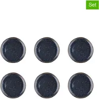 Bjorn assiette IRIS Ø21,5cm - 6 pièces - Bleu nuit