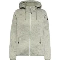 Icepeak Veste en polaire fonctionnelle 'ADRIAN' vert clair / blanc