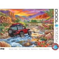 Eurographics Puzzle Chemin rocailleux, Jeep - Chris Bigelow, 1000 pièces, 6000-5998