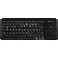 Cherry Tast Active Key AK-4400 Ultraflache Trackball Tastatur USB schwarz (US) (AK-4400-TU-B/US)