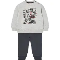 Boboli Fleece Tracksuit Gris 6 Years Garçon