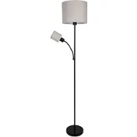Naeve Lampe sur pied "FILOMENA", hauteur : 165 cm, noir/beige