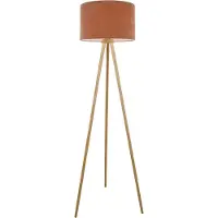 Naeve Lampe sur pied "ARDITA", hauteur : 152 cm, couleur : moka mousse