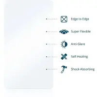 BROTECT Full-Screen Protection Mat (2 pcs, Ulefone Armor), Téléphone portable : film de protection, Transparent