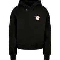 Mc Clothes Sweat-shirt 'Halloween - Boo Ghost' rose / rose pastel / noir