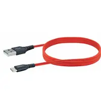 Schwaiger USB-Kabel 2.0 St. A->3.1 TypC 1,20m rot
