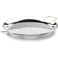 Lacor 60150 - Valencian Paellera 50 cm, 14 rations. En acier inoxydable.