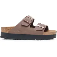 Birkenstock Sandales beige foncé