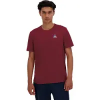 Le coq sportif pour homme. 2510018 T-shirt Essentiels rouge (S), Casuel, Polyester, Manche courte