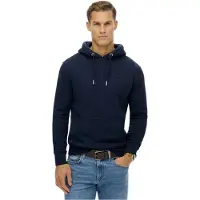 Superdry Vintage Logo Embroidered Hoodie Bleu L Homme