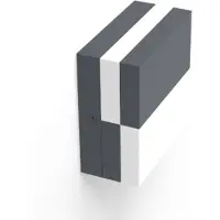 Lutec Lampe murale Domino Design Grey