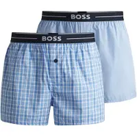 BOSS Boxers 'Nos' bleu fumé / bleu nuit / bleu clair / blanc