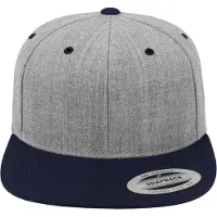 Flexfit Casquette bleu marine / gris chiné
