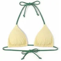 Hurley Tri Solid Reversible Bikini Top Jaune L Femme