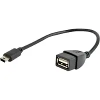 Gembird USB OTG AF auf Mini BM Adapterkabel, 0,15 m