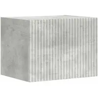 vidaXL Meuble TV en béton, 39 x 31 x 29,5 cm, aggloméré
