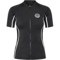 Rip Curl Classic Surf Short Sleeve Rash Guard Noir S Femme