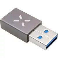 FIXED Adaptateur / Connecteur intermédiaire USB-A vers USB-C, Link, Gris