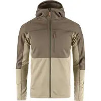Fjällräven - Polaire de randonnée zippée - Abisko Trail Fleece M Fossil Suede Brown pour Homme - Taille XL - Beige
