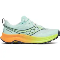 Saucony Chaussure de course 'PEREGRINE 16' aqua / vert clair / noir