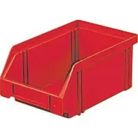 LA-KA-PE LA KA PE Bac à bec taille 4 rouge longueur 160 / 140 x largeur 105 x hauteur 75mm en polystyrène empilable - LK4