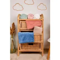Doudou et Compagnie Decke 70x100cm mandelgrün (100 x 70 cm)