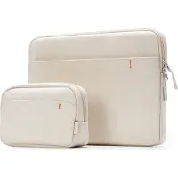 Inateck LB0101113S_BEIGE Laptoptasche 13" mit Zubehörtasche beige