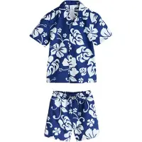 Next Set bleu marine / blanc