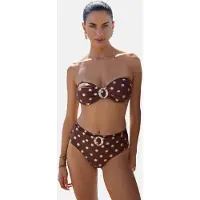 Love & roses Hauts de bikini beige / marron