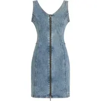 Karl lagerfeld Jeans B2w13081 Sleeveless Short Dress Bleu XS Femme
