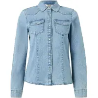 ONLY Chemisier 'ONLSASIA' bleu denim