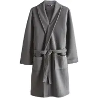 Next Peignoir court gris foncé