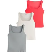 Next Haut gris / gris clair / rouge