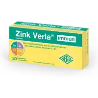 Verla-Pharm Arzneimittel GmbH & Co. KG VERLA Zinc Immun comprimés à croquer au goût fruité de cassis, 30 comprimés à croquer