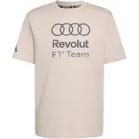 Adidas Audi F1 Team Dna Graphic Short Sleeve T-shirt Beige XS Homme